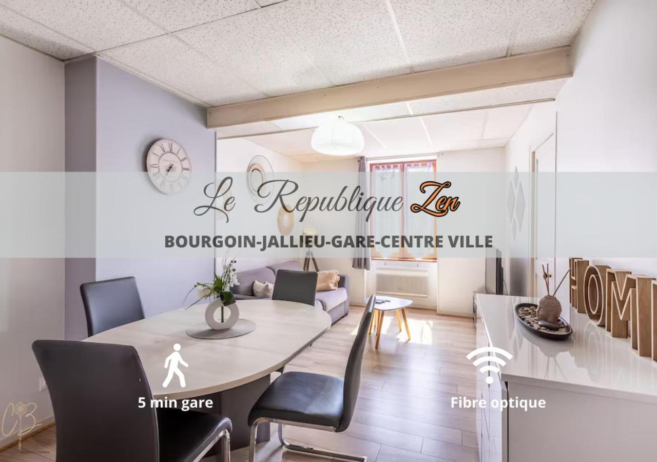 Le Republique-Gare-Centre Ville Bourgoin-Jallieu Exterior foto
